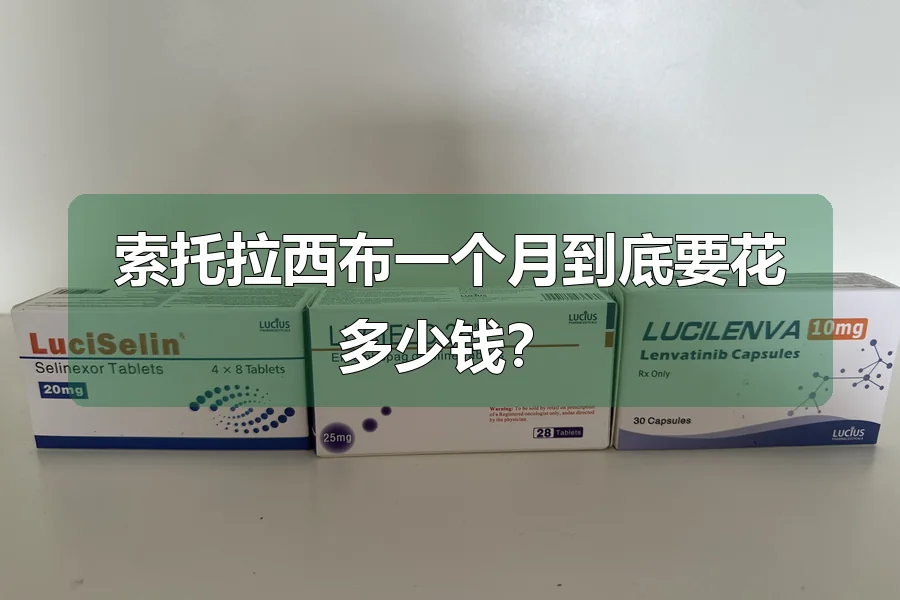 索托拉西布一个月到底要花多少钱?